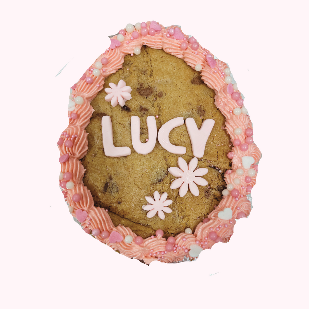 Personalized Giant Easter Egg Cookie