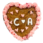 Personalized Giant Heart Cookie