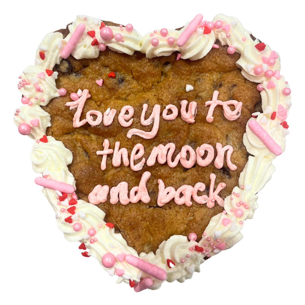 Personalized Giant Heart Cookie