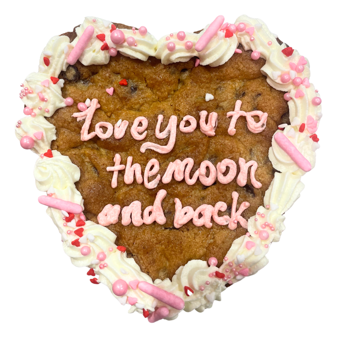 Personalized Giant Heart Cookie